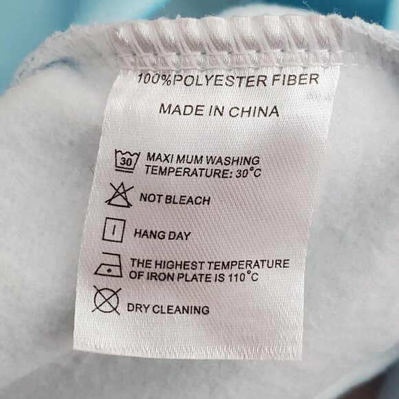 Gulf Porsche 2XL Pull Over Hoodie Sweatshirt Kangaroo Pouch Light Blue & Orange - Picture 3 of 11